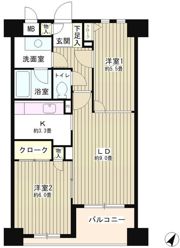 コンフィール日本橋アクアシティの間取り画像
