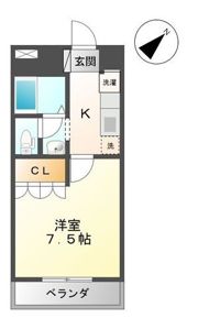 コーポ・ロコモーションKの間取り画像