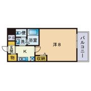 アンピール唐人町の間取り画像