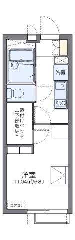 レオパレス紅花Ⅱの間取り画像