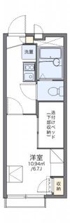 レオパレスアクアブルー青谷の間取り画像