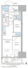 パークアクシス品川天王洲アイルの間取り画像