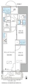パークアクシス品川天王洲アイルの間取り画像