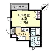 (仮称)中区池袋アパートの間取り画像