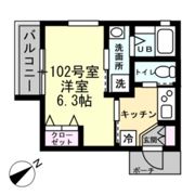 (仮称)中区池袋アパートの間取り画像