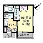 (仮称)中区池袋アパートの間取り画像