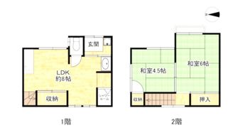 中宮3丁目貸家の間取り画像