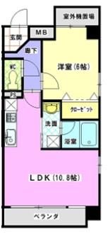 レージュサンパティックの間取り画像