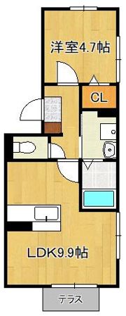 ザ・レジデンスD-room守恒の間取り画像