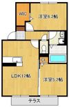 おおくぼの森 A棟の間取り画像