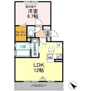 ロータス宇多津の間取り画像