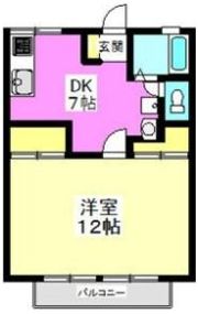 タウンハイツⅠの間取り画像