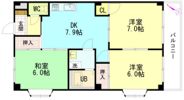 セントラルリバーC棟の間取り画像