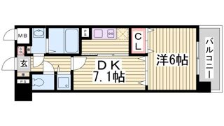 M'sレジデンス神戸の間取り画像