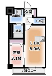 SHOKEN Residence大阪都島の間取り画像