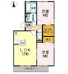 リビングタウン旭川 B棟の間取り画像