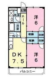 マンションエトランゼの間取り画像