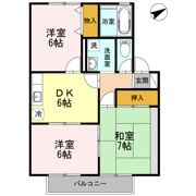 ヴィラクレスト B棟の間取り画像