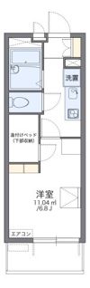 レオパレスシンシア デュークの間取り画像