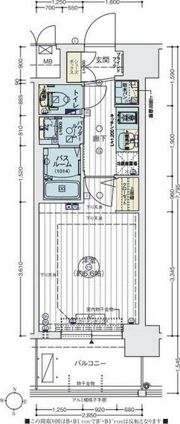 エステムコート新大阪ⅩⅣアイシーの間取り画像