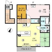 Lavien Cherie(ﾗｳﾞｨｱﾝｼｪﾘｰ）B棟の間取り画像