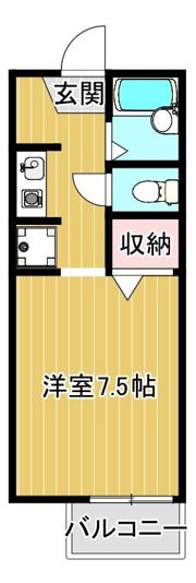 サニーハイツ中川 C棟の間取り画像