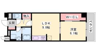 ボシュケ鷹取の間取り画像