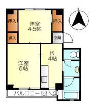 ビレッジハウス宮ヶ迫3号棟の間取り画像