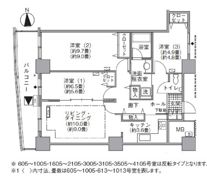 アクティ汐留の間取り画像