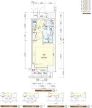 プレサンス池下トレスの間取り画像