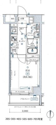 スクエアシティ横濱山手の間取り画像