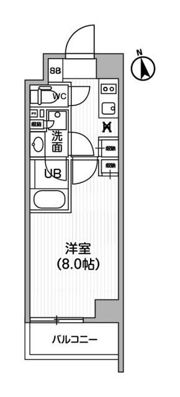 レクシード神楽坂の間取り画像