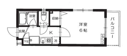 Kビルの間取り画像