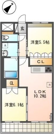 ディアステージシャロンの間取り画像