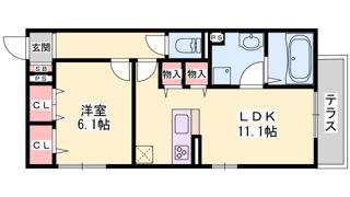 フェーブ島上の間取り画像