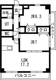 グレース篠木V(住居)の間取り画像