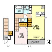 フレシール西大宮Ⅱの間取り画像