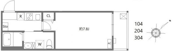 ログライフ東六郷の間取り画像