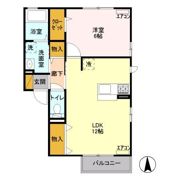 アンソレイエの間取り画像