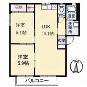 スカイハイツ B棟の間取り画像