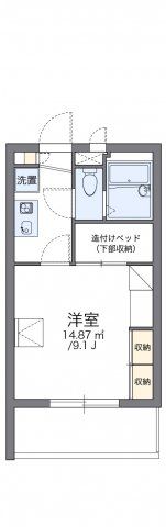 レオパレス新都心メカルⅡの間取り画像