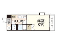 フラーリッシュ岡本の間取り画像
