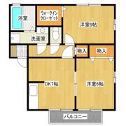 ディアコート・ティアラB棟の間取り画像