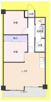 ハイネス植田の間取り画像