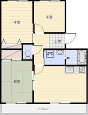 サンライズ弥栄Ⅲの間取り画像
