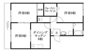 ハイカムール保免の間取り画像