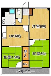 サングリーン中本町の間取り画像