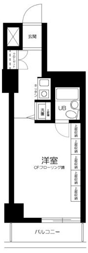 ライオンズマンション新富町第弐の間取り画像
