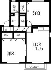 EST A棟の間取り画像