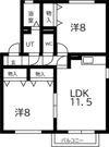 EST A棟の間取り画像